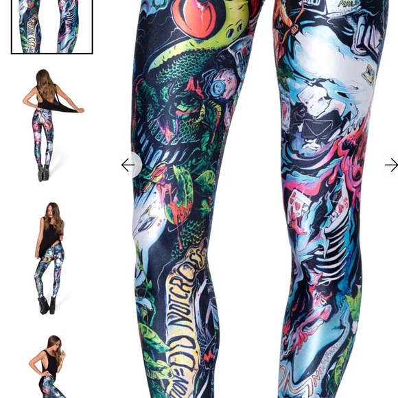 Blackmilk sketches of a bitter man legging art done by James Patrick - Picture 3 of 3